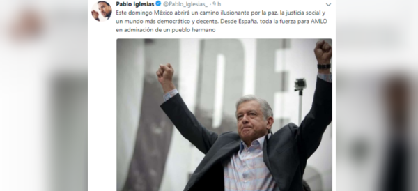 3 ex presidentes y líderes de izquierda en América Latina y Europa dan apoyo a AMLO