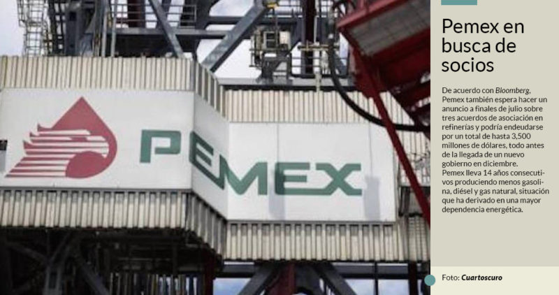 Pemex acelera la privatización de yacimientos y más deuda antes de que cambie Gobierno: Bloomberg