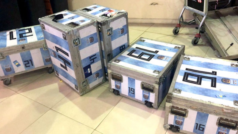 La aduana argentina confiscó equipaje de la selección de fútbol tras su gira por EE.UU.