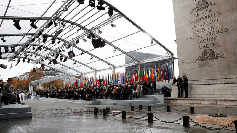 “Crear esperanza, no miedo”: Líderes mundiales conmemoran el fin de la I Guerra Mundial en Francia