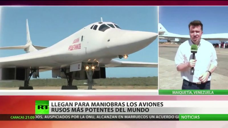 Dos bombarderos estratégicos rusos Tu-160 llegan a Venezuela, como parte de acuerdos entre Maduro y Putin