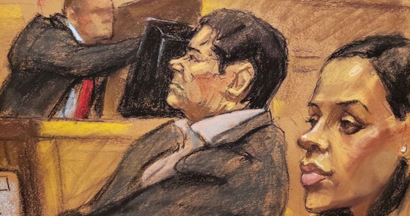Las hijas de “El Chapo” asisten a juicio por primera vez; él pide abrazar a su esposa y se lo niegan