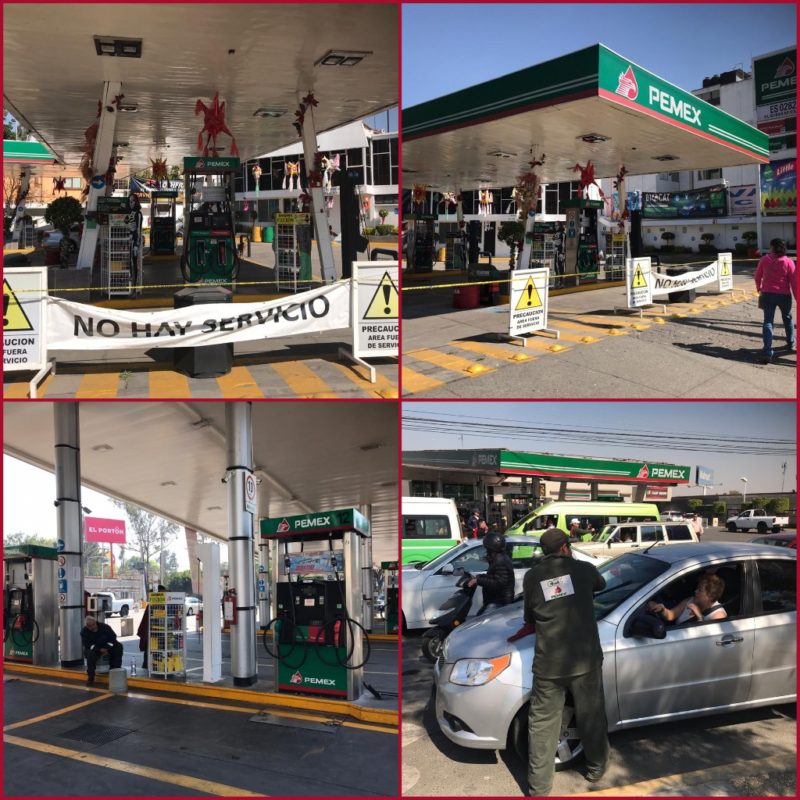 Desabasto de gasolina llega a la Ciudad de México
