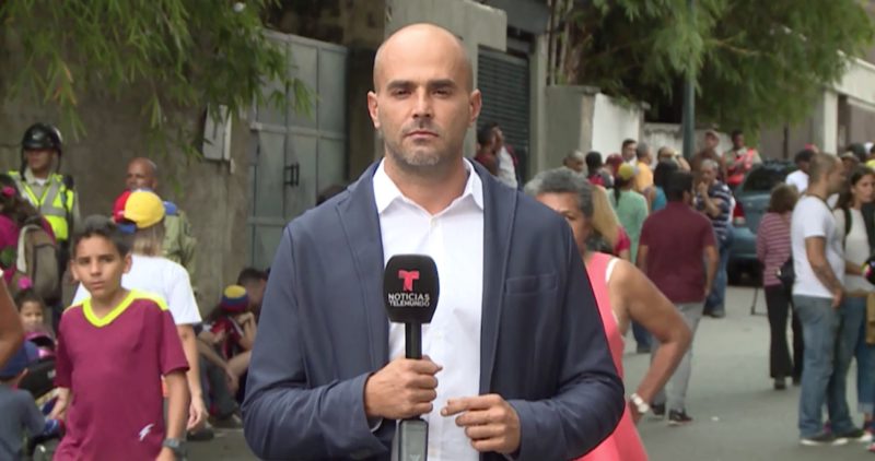 Telemundo denuncia que Daniel Garrido, reportero en Caracas, fue secuestrado por inteligencia