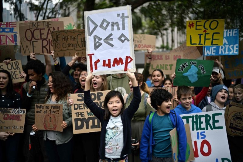 Protesta mundial de estudiantes contra el cambio climático