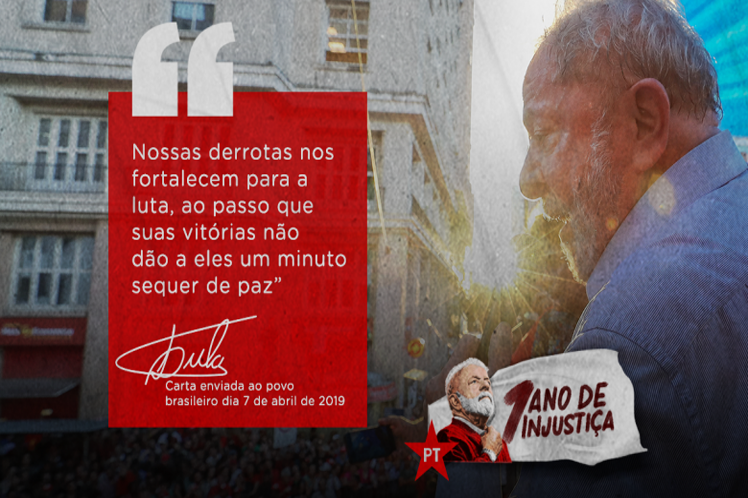 Lula llama a su pueblo a construir el Brasil soñado para todos