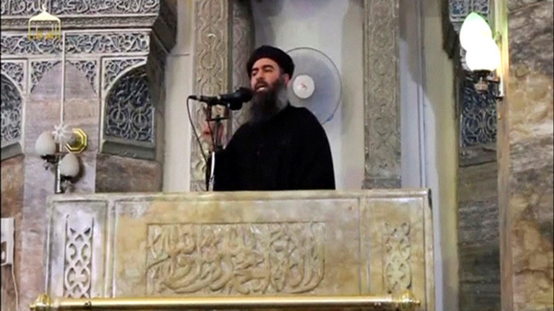 El líder del Estado Islámico ,Al Baghdadi, aparece en un video por primera vez en cinco años