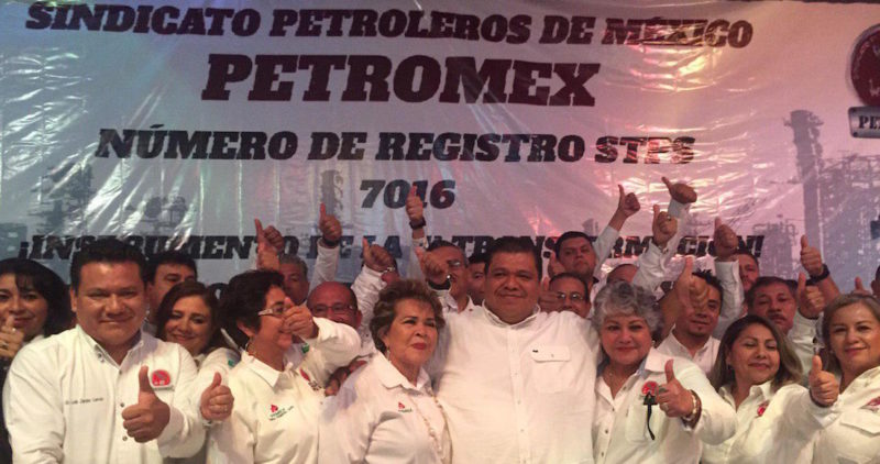 Nace Petromex, primer sindicato de Pemex en 80 años que no es del PRI. Y va por Romero Deschamps