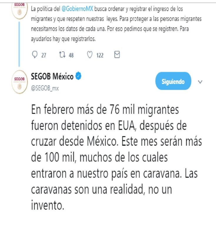 Regulaciones y seguridad para atender caravanas migrantes: gobierno mexicano
