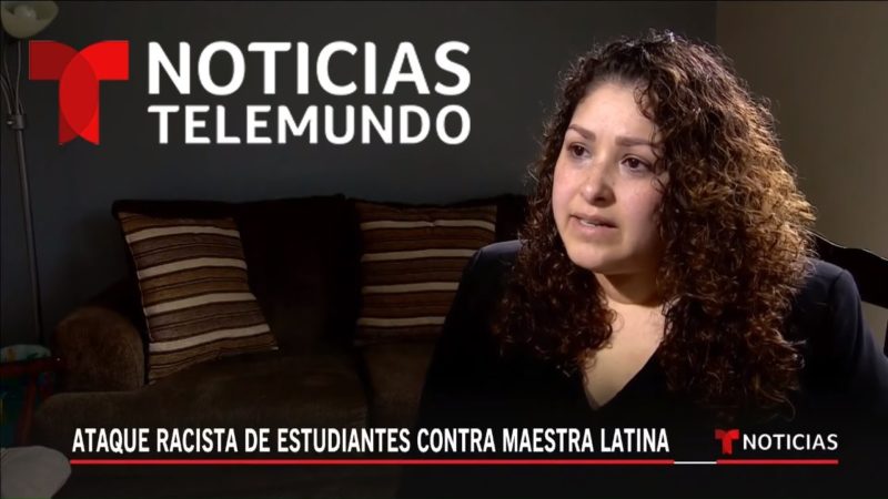 Video: Alumnos agreden a maestra de origen mexicano en EU: llenan el salón con fotos de Trump
