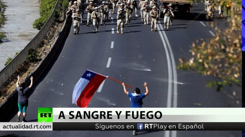 Videos: “No estoy en guerra con nadie”: el general a cargo del estado de emergencia en Chile contradice al presidente Piñera