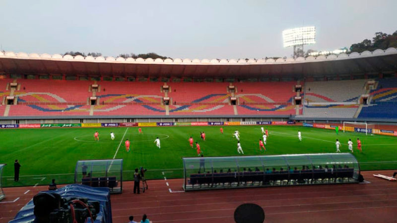 Las dos Coreas juegan “el partido más intrigante del fútbol mundial” con un solo espectador en el estadio