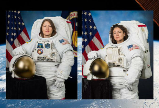 Video: Realizan la primera caminata espacial con solo mujeres