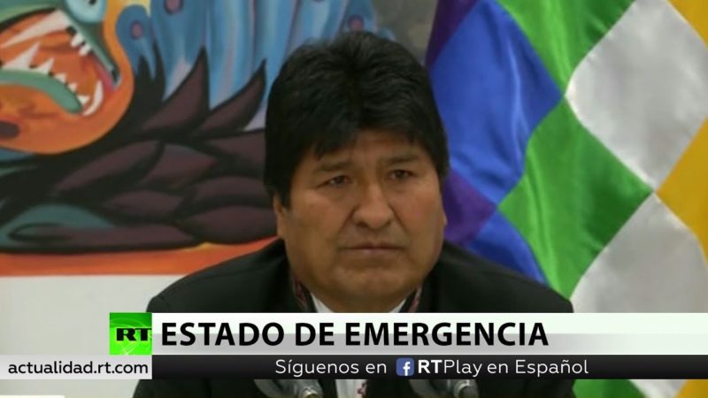 Videos: Evo Morales denuncia un “proceso de golpe de Estado” y llama al pueblo a organizarse y defender la democracia
