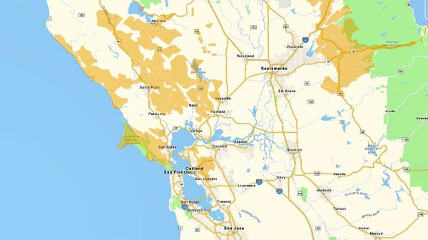 Mapa de apagones en California: estas 190 ciudades en 22 condados serán afectadas por los cortes de energía, este miércoles
