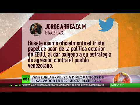 Video: Venezuela expulsa a los diplomáticos salvadoreños “en apego al principio de reciprocidad”