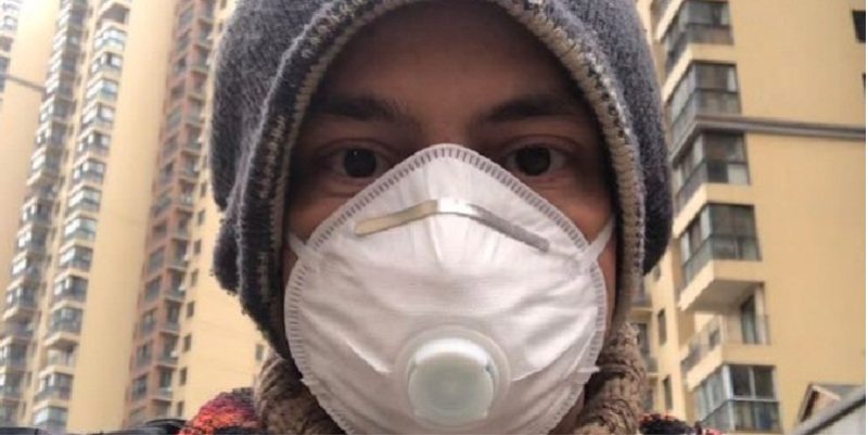 Daniel Stamatis, varado en Wuhan, epicentro del coronavirus, agradece apoyo de la embajada mexicana en China