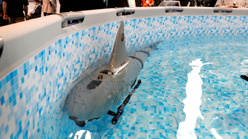Videos: China crea un tiburón robótico para fines militares