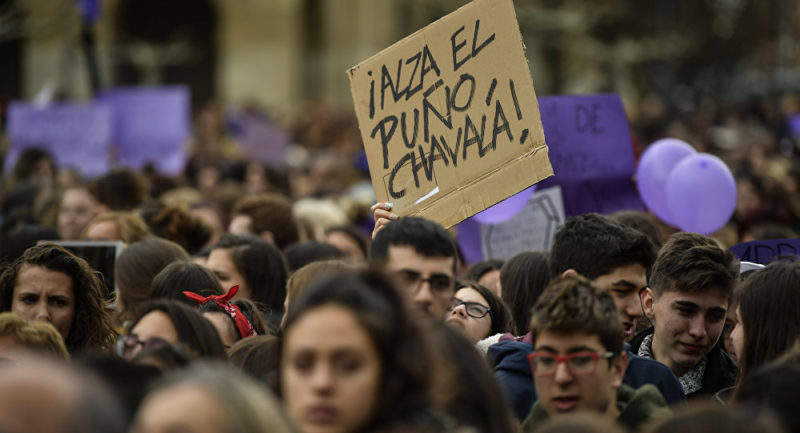 Videos: Madrid se tiñe de morado para iniciar un mes de revuelta feminista