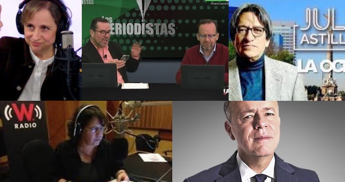 IPSOS revela rating en radio: 1. Aristegui; 2. Villalbazo; 3. Warketin; 4. Manero; 5. Ciro; 6. Páez y Delgado; 7. Astillero