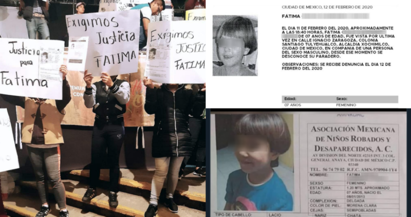 Justicia para Fátima”: Asesinato de niña de 7 años provoca enojo e indignación. Incluso en Sheinbaum