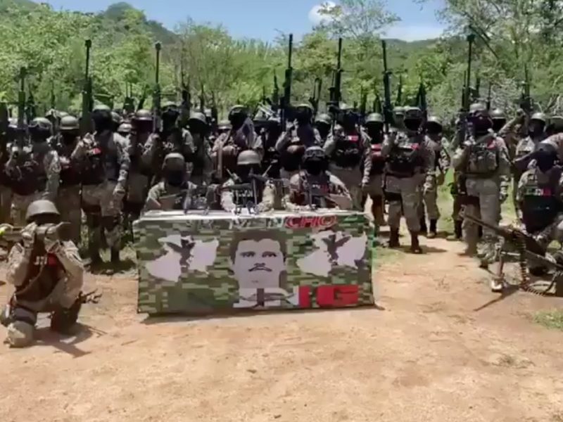 Video:  Supuesto “Mencho”, líder del Cartel Jalisco Nueva Generación, aparece con un ejército y anuncia que va a tomar Tepalcatepec, Michoacán