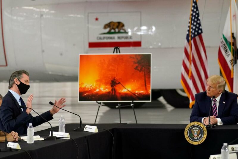Trump en CA afirma que la ciencia no sabe sobre la relación del cambio climático con los incendios