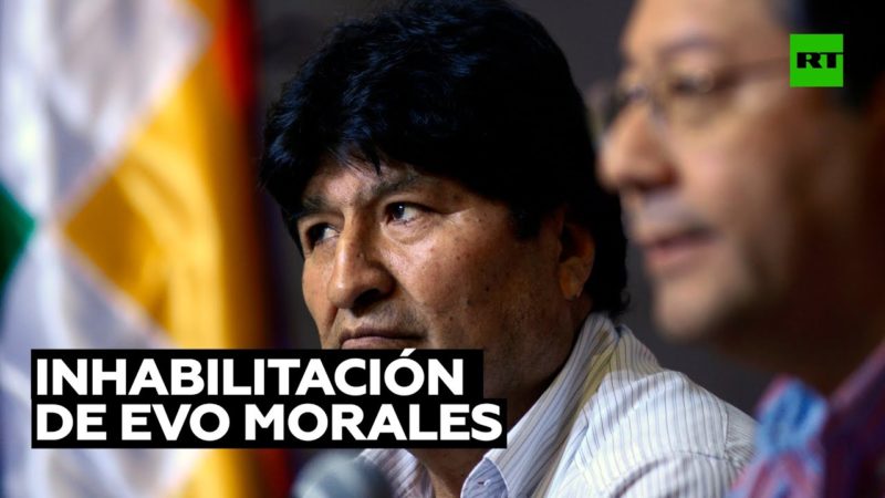 Inhabilitan a Evo Morales para ser candidato al senado por Cochabamba