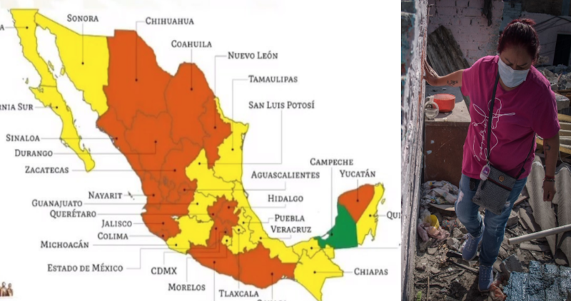 Campeche mantiene el Semáforo Verde, 17 estados estarán en Naranja y 14 en Amarillo (MAPA)