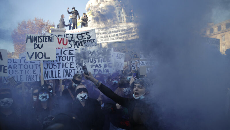 Disturbios en París durante una multitudinaria protesta en contra de la violencia de las fuerzas de seguridad