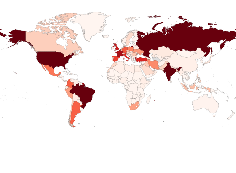 Panorama internacional del coronavirus