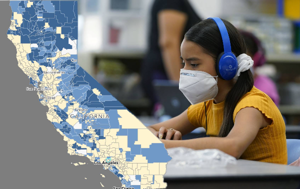 California lanza mapa interactivo sobre el estado de reapertura de escuelas por distrito