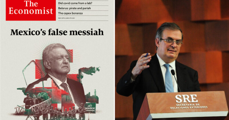 Ebrard responde a The Economist: “élites exasperadas” no entienden los principios que defiende el Gobierno de AMLO