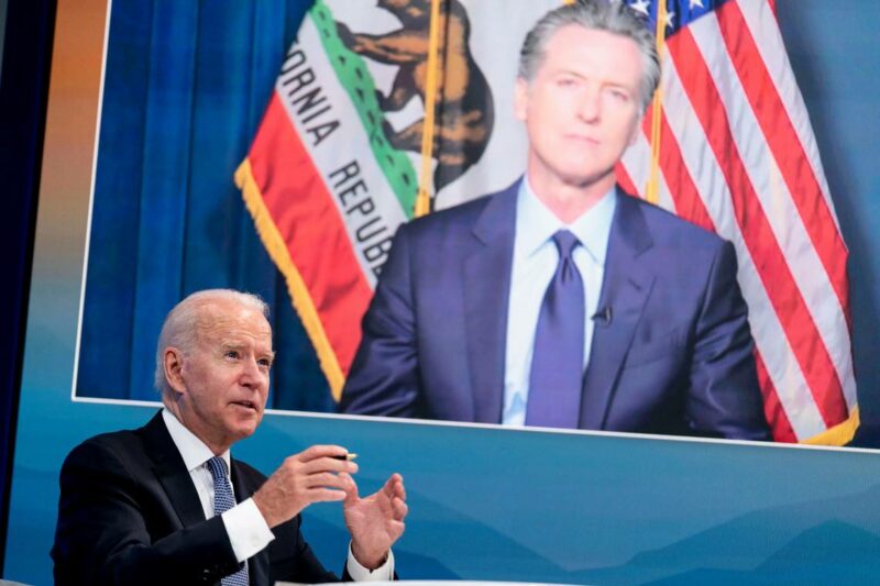 El presidente Biden pide a californianos votar en contra de la destitución del gobernador Newsom