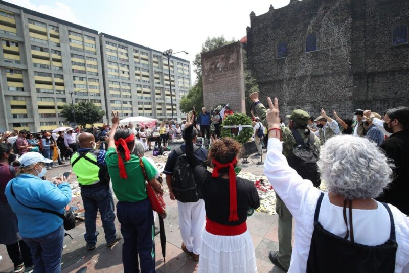 Videos| A 53 años de la masacre de Tlatelolco: reclamos por agravios pasados y presentes y exigencia de justicia y paz en el país 