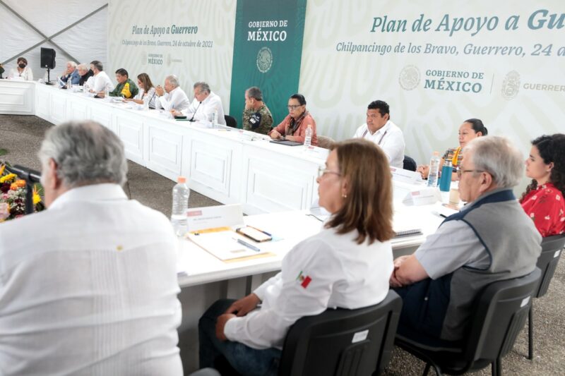 López Obrador y gabinete presentan Plan de Apoyo a Guerrero