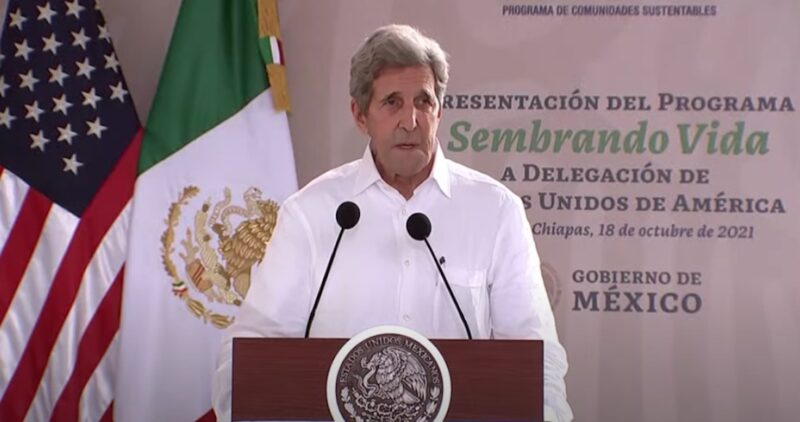 Video| Ex candidato presidencial y enviado del presidente Biden, John Kerry, dice que AMLO puede contar con ayuda de EU para su programa de reforestación