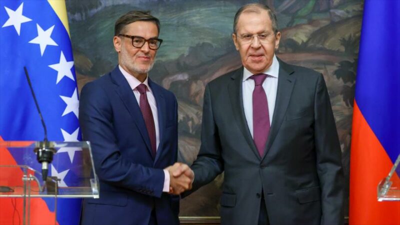 Rusia expresa su apoyo a Venezuela ante sanciones ilegales de EU