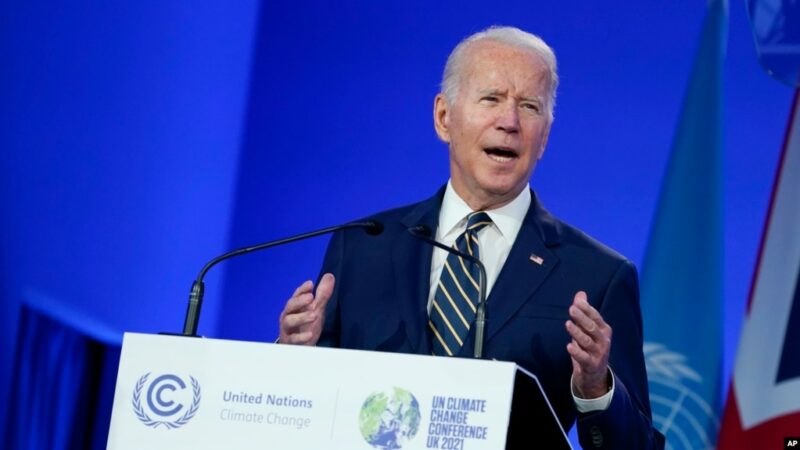 Biden sostiene que esta década es decisiva para combatir el cambio climático