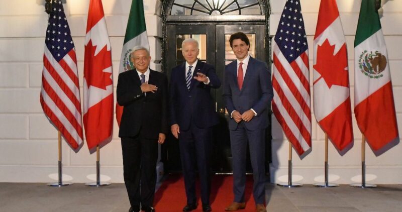 AMLO, Biden y Trudeau convienen en reconstruir juntos una América del Norte segura y próspera