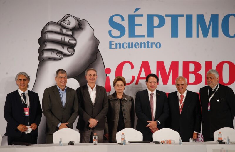 Líderes de la izquierda iberoamericana, reunidos en México, convocan a la unidad para enfrentar a una extrema derecha que se reagrupa y al fracaso neoliberal