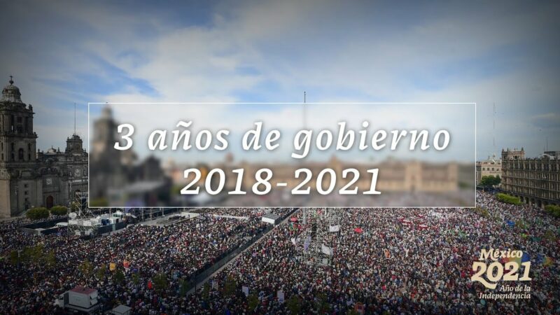 #EnVivo: 3 años de gobierno. La concentración en el Zócalo de la capital mexicana, el festival musical y el mensaje de AMLO