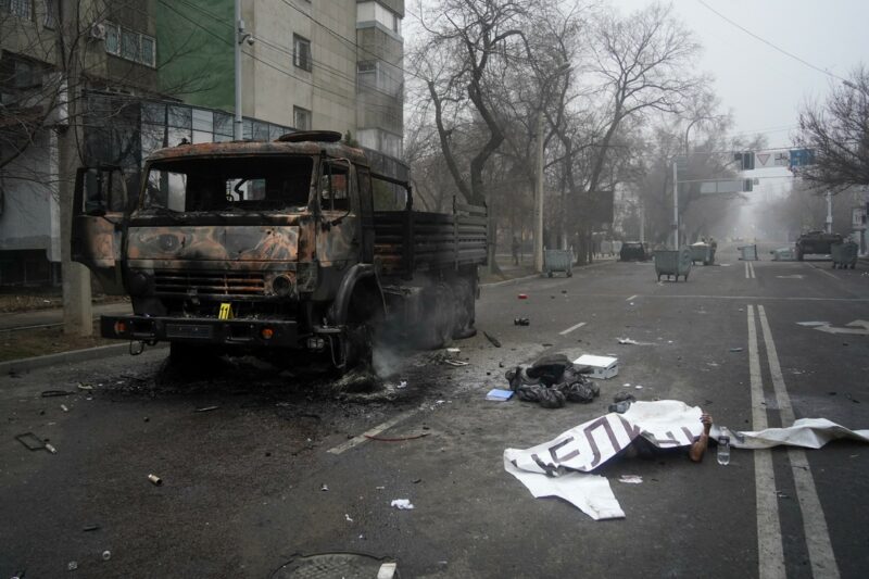 Reportan 164 muertos durante protestas en Kazajistán