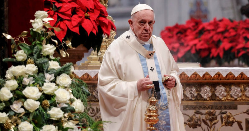 El Papa condena la violencia machista en primera misa de 2022: “Es ultrajar a Dios”