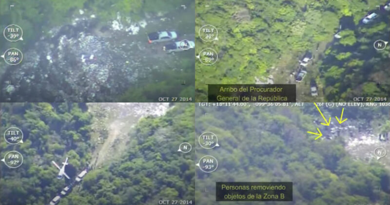 El Grupo Interdisciplinario de Expertos Independientes revela un video que acredita que elementos de la Marina manipularon el basurero de Cocula en el caso Ayotzinapa