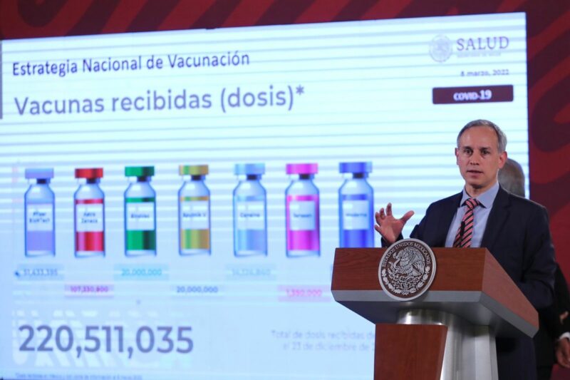 México, entre los 10 países con más vacunas aplicadas, va saliendo de la pandemia: AMLO