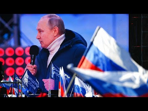 Video: Multitudes vitorean a Putin. Sube 7 puntos su popularidad