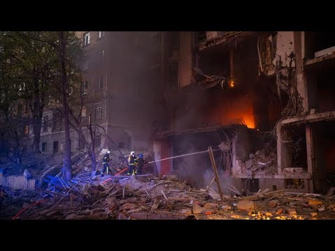 Video: Rusia lanza varios misiles contra Kiev, mientras el líder de la ONU estaba en la ciudad