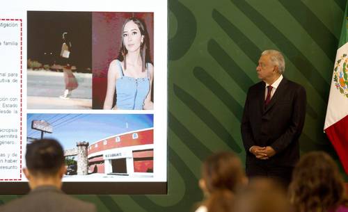 El Presidente López Obrador se reunió en privado con padres de Debanhi; no habrá impunidad, tope donde tope, aseguró.