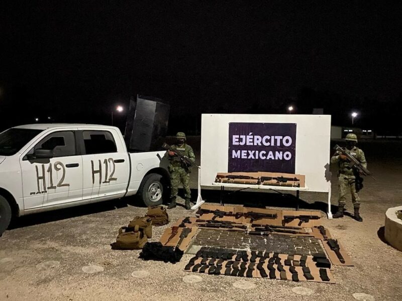 Bandas de criminales se enfrentaron durante dos días en Chiapas. Militares decomisó armas de alto poder